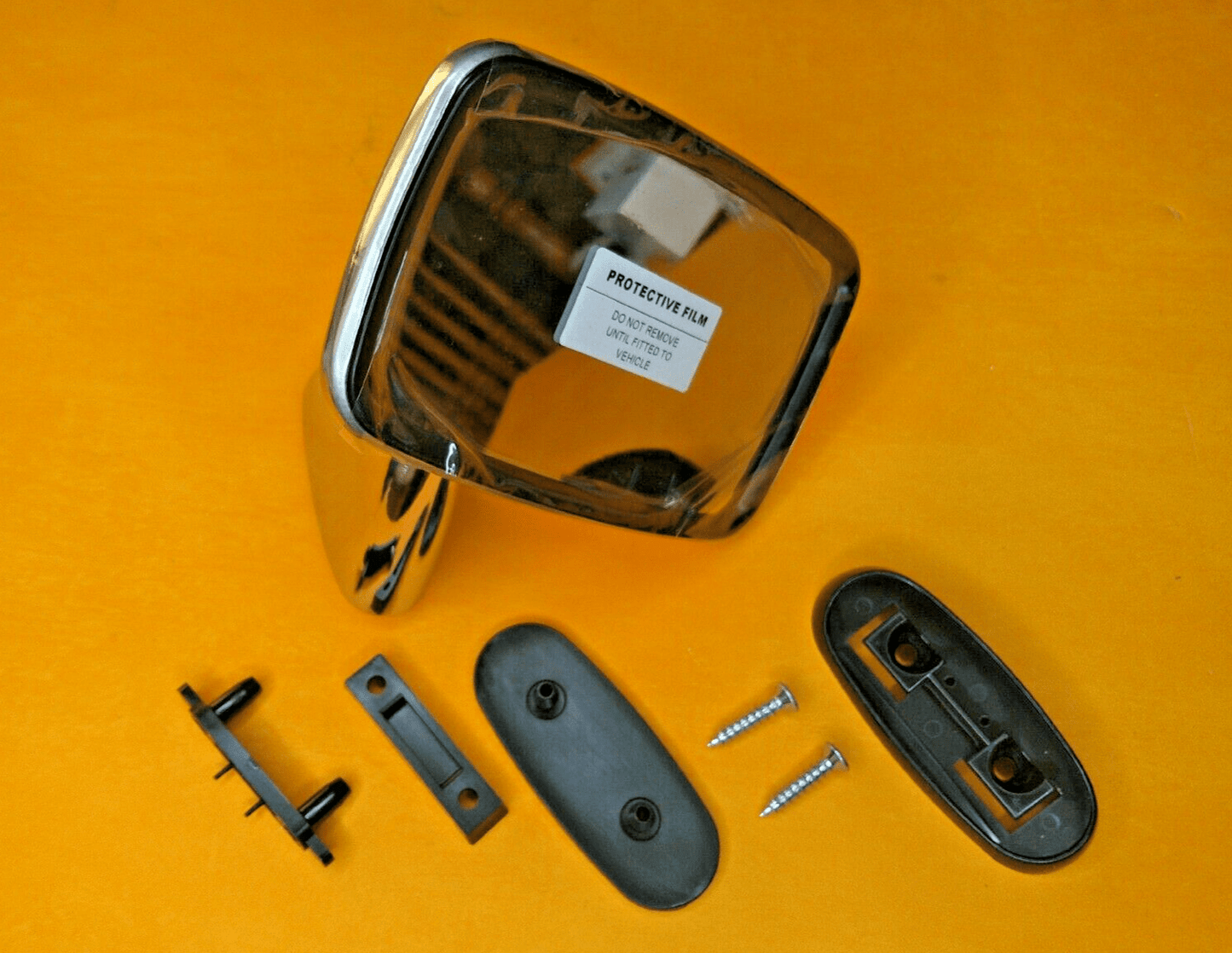 TRIUMPH 1300TC DOLOMITE DRIVER SIDE STAINLESS STEEL DOOR MIRROR with fixing kit - Vroom Classics