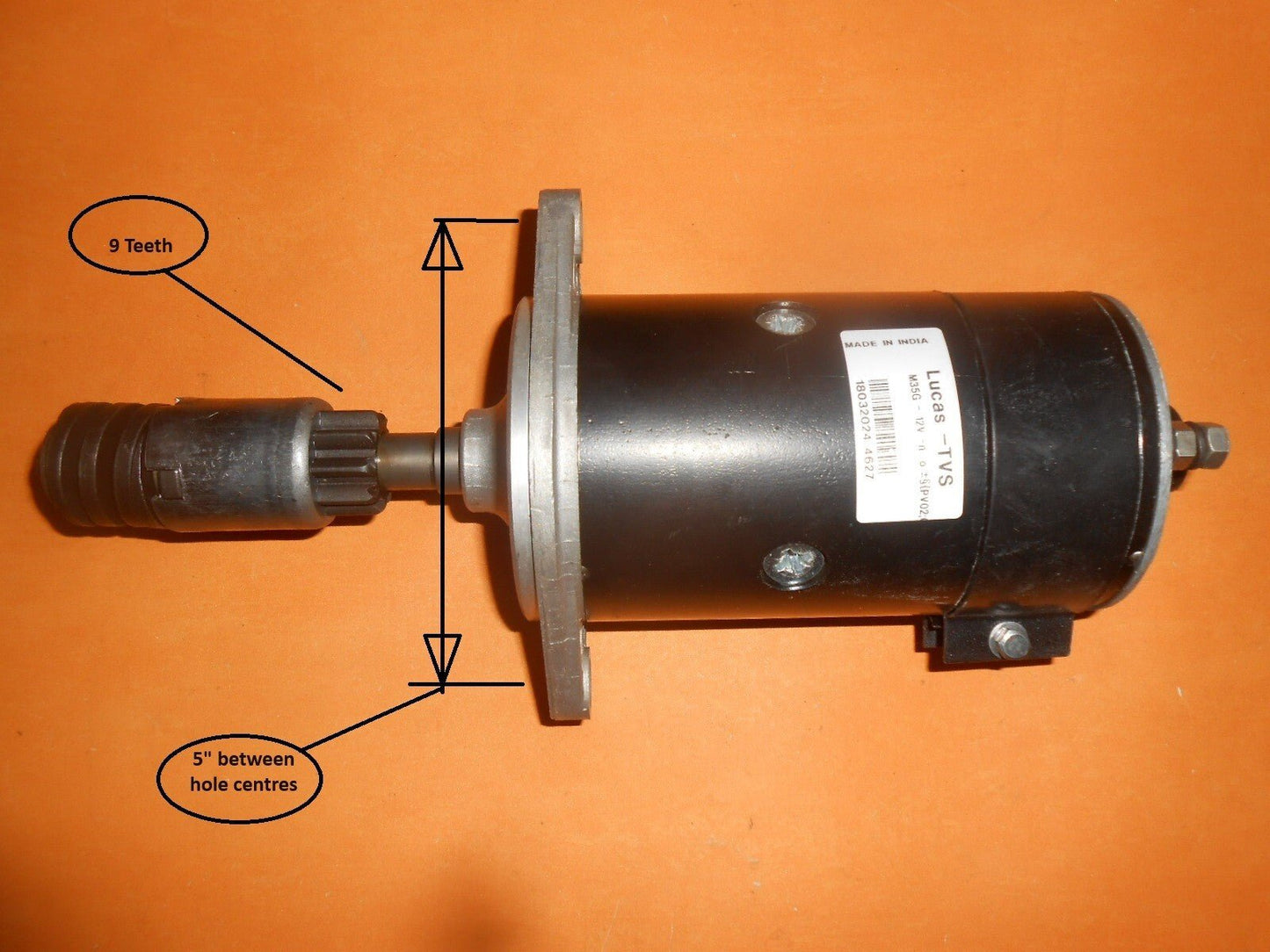 TRIUMPH DOLOMITE TOLEDO 1300 1970 - 1981 NEW STARTER MOTOR - LUCAS LRS101 - Vroom Classics