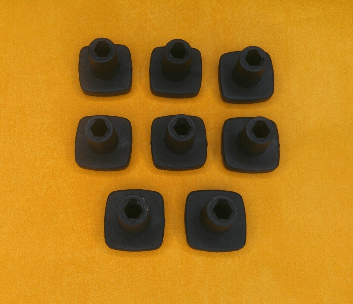 TRIUMPH TR5 TR6 DASHBOARD INSTRUMENT KNOBS x 8 - Vroom Classics