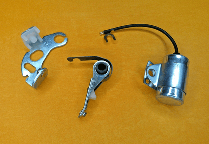 TRIUMPH TR5 TR6 "Delco type" IGNITION CONTACT SET + CONDENSER - Vroom Classics