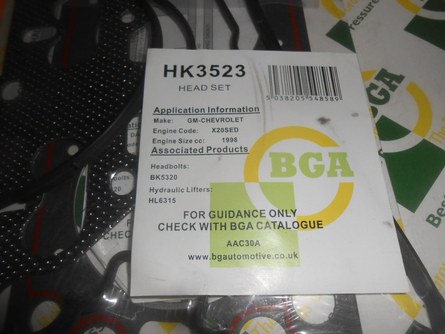 VAUXHALL ASTRA 2.0, CALIBRA 2.0, CAVALIER 20 (1992 - 2005)CYLINDER HEAD GASKET SET - Vroom Classics