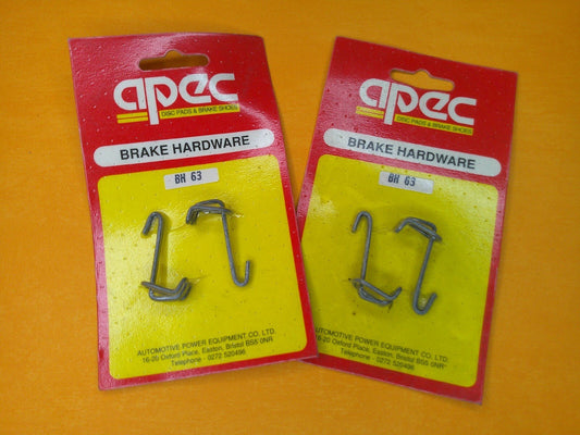 VAUXHALL ASTRA Mk1 (1980 - 84) REAR BRAKE SHOES SPRING CLIPS x4 - Vroom Classics