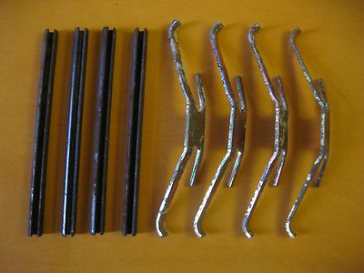 VAUXHALL CAVALIER Mk1 Mk2 Mk3(1975 - 91) FRONT BRAKE PAD PIN KIT(80mm long pins) - Vroom Classics