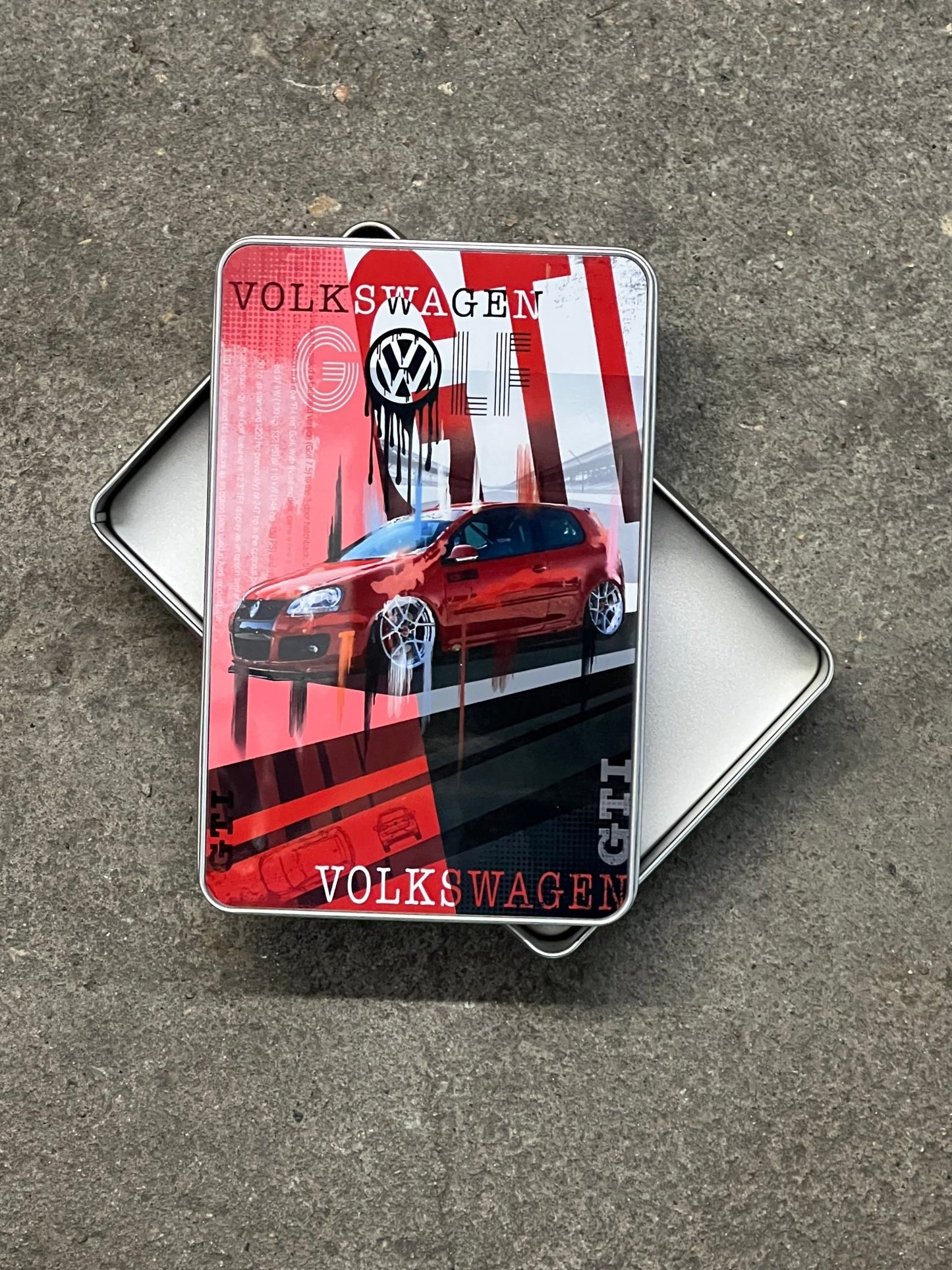 VW Golf GTi Tribute Metal Storage Box - Vroom Classics