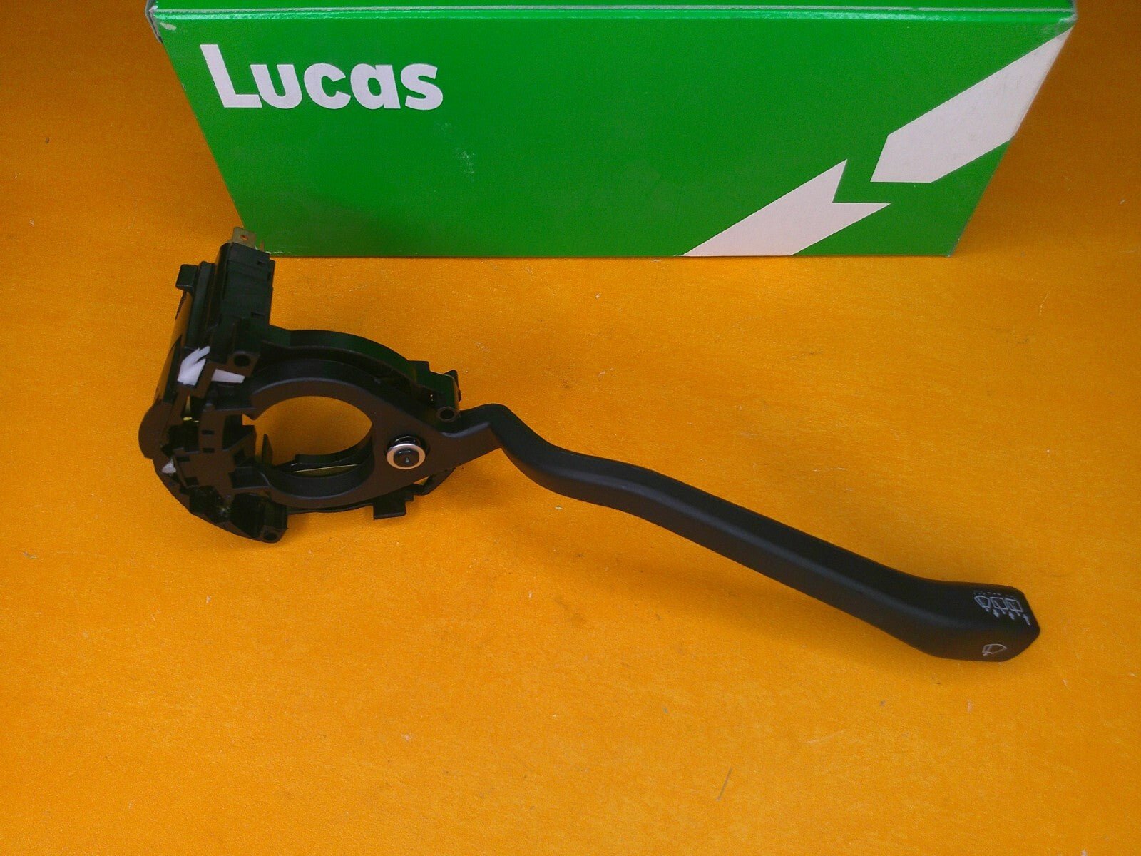 VW GOLF Mk1 Mk2 (1974 - 1991) STEERING COLUMN WIPER SWITCH - GENUINE LUCAS SQB607 - Vroom Classics
