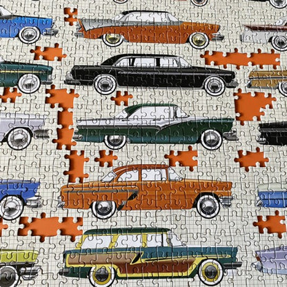 Classic American Cars 1000 Piece Jigsaw