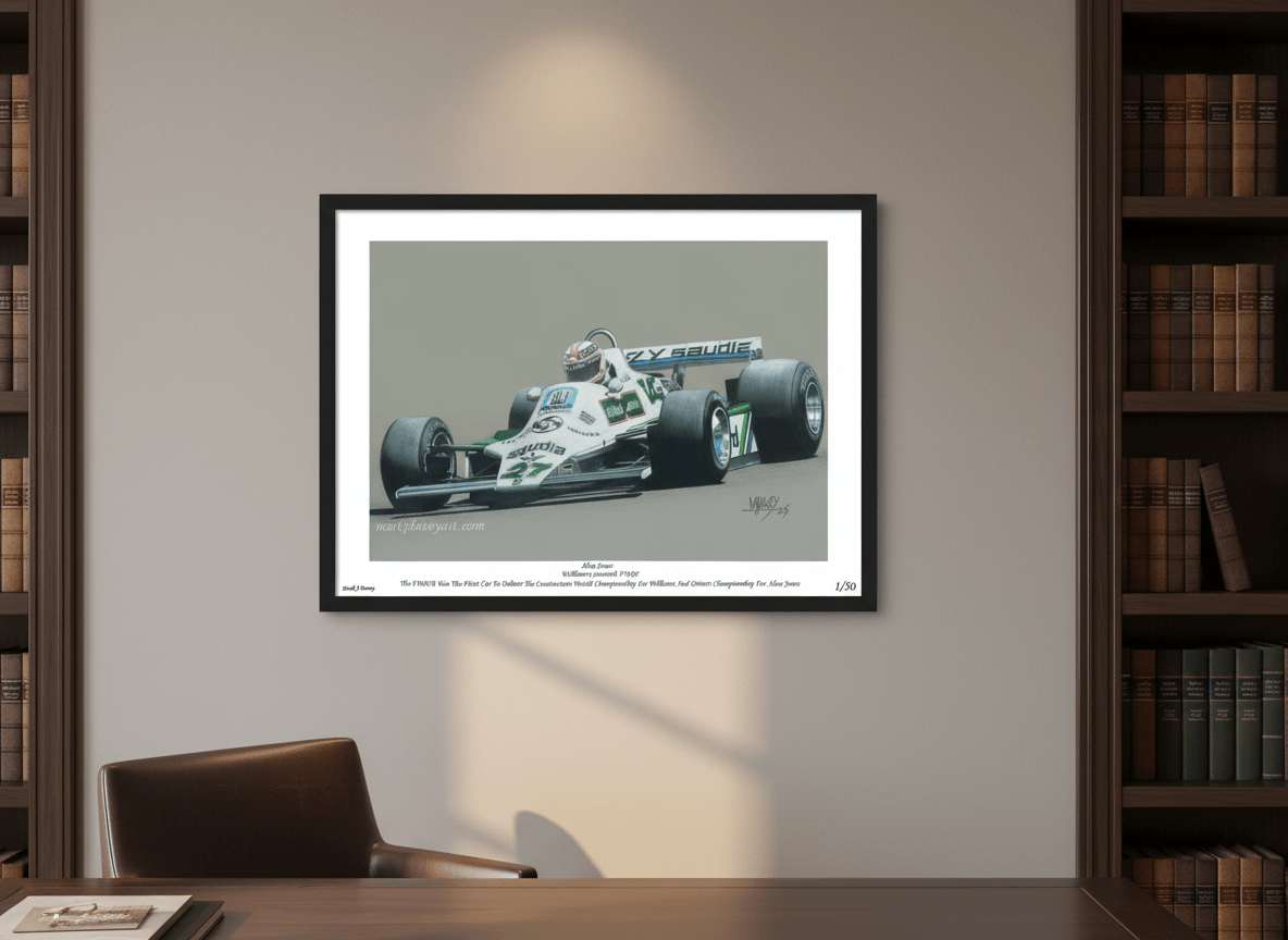 Williams' First World Champion - Limited Edition Giclee Print - Vroom Classics